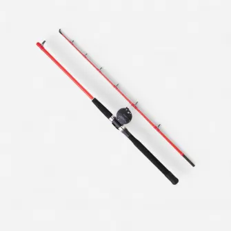 Decathlon Set Pescuit la Trena Senzor 30 LBS, Marime unica