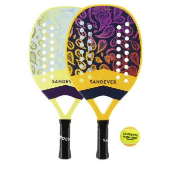 Decathlon Set Rachete Tenis pe plaja BTR510, Marime unica
