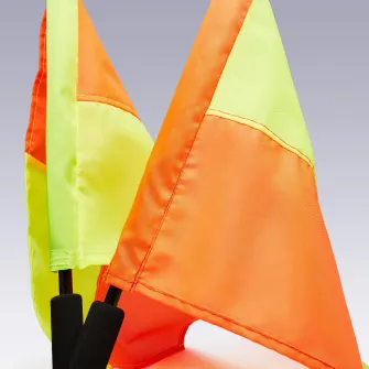 Decathlon Set x2 Steaguri Arbitru Fotbal, Marime unica