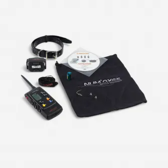Decathlon Set zgarda + telecomanda de dresare pentru caine Num'axes Canicom 1500, Marime unica