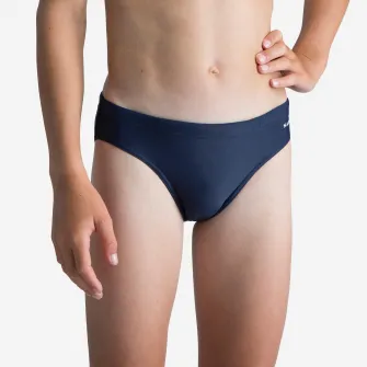 Decathlon Slip inot 100 Basic Bleumarin Baieti, 12-13 Ani