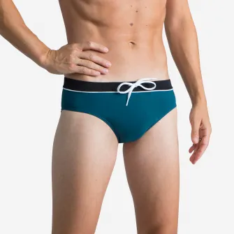 Decathlon Slip inot 100 Pep Albastru-Negru Barbati, 44