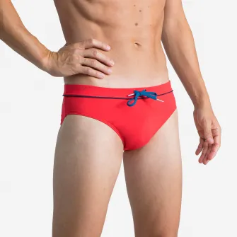 Decathlon Slip inot 100 PEP Rosu-Bleumarin Barbati, 44