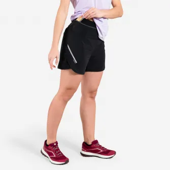 Decathlon Sort Baggy Alergare Trail Running Negru Dama, L