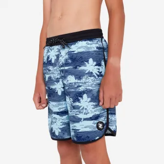 Decathlon Sort de baie surf 500 View Albastru Baieti, 8-9 Ani