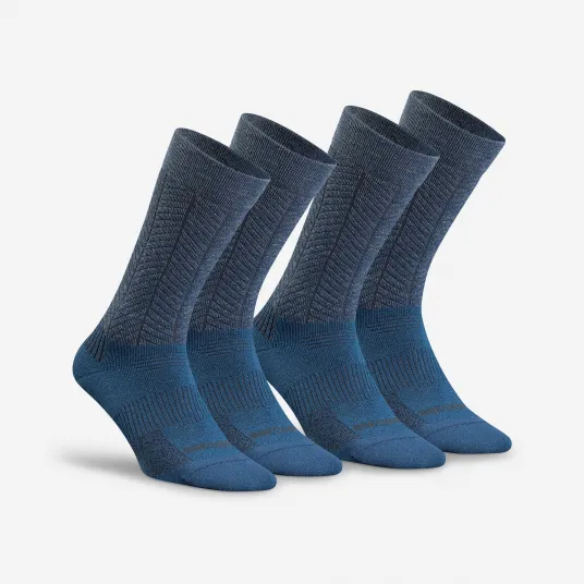 Decathlon Sosete calduroase pentru Drumetie MH500 Albastru, 35/38