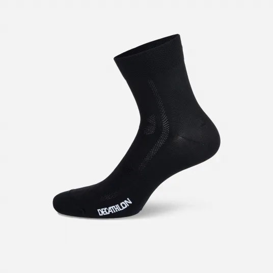 Decathlon Sosete Ciclism ROADR 500 Negru, 43/46
