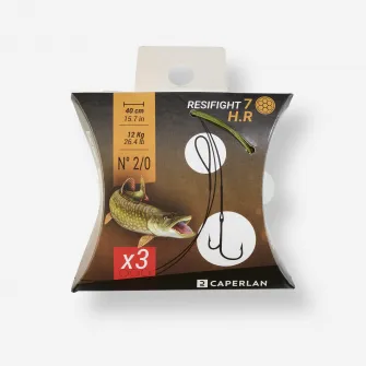Decathlon Struna Pescuit la Rapitor Resifight 7 Carlig Ryder 12kg x3, Marime unica