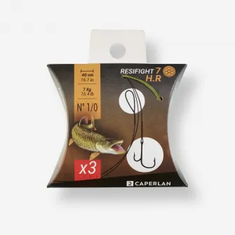 Decathlon Struna Pescuit la Rapitor Resifight 7 Carlig Ryder 7 kg x3, Marime unica