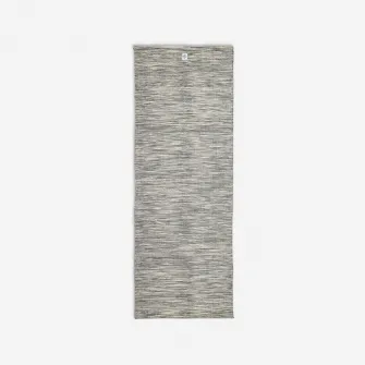 Decathlon Supra- Saltea din Bumbac Yoga Usoara 183 cm x 68 cm x 4 mm Gri, Marime unica
