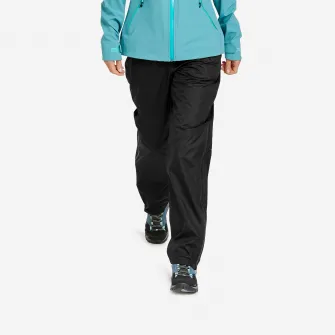 Decathlon Suprapantalon Impermeabil Drumetie la munte MH500 Negru Dama, 48 (L31)