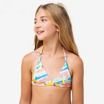 Decathlon Sutien de baie TEA 100 Alb Fete, 10-11 Ani