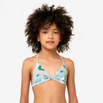 Decathlon Sutien de baie TEA 100 Kaki Fete, 8-9 Ani