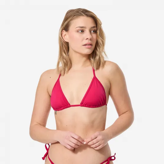 Decathlon Sutien de baie triunghiuri culisante MAE Rosu Dama, 40