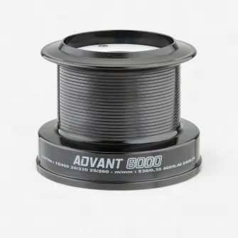 Decathlon Tambur Pescuit la Crap/Surfcasting Advant Power 8000 negru, Marime unica