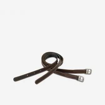 Decathlon Tragatori din piele pentru echitatie schooling maro Copii/Adulti, 125cm