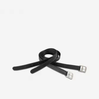 Decathlon Tragatori din piele pentru echitatie schooling Negru Copii/Adulti, 125cm