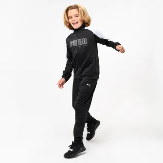 Decathlon Trening din poliester pentru sport Puma Negru-Alb Copii, 5-6 Ani