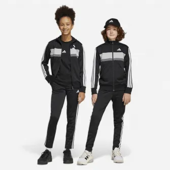 Decathlon Trening Tiberio ADIDAS Negru-Alb Copii, 9-10 Ani