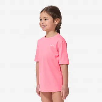 Decathlon Tricou anti-UV 100 Roz Copii, 7-8 Ani