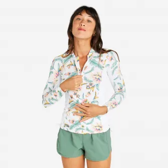 Decathlon Tricou Anti-UV 500 Belly Alb Dama, XL