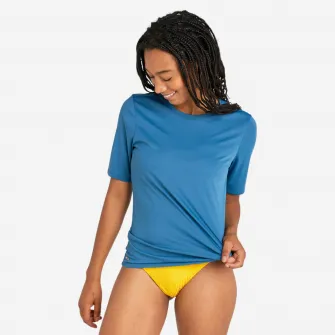 Decathlon Tricou anti-UV Malou Albastru Dama, 3XL