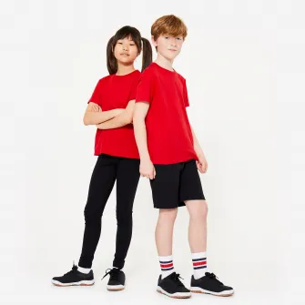 Decathlon Tricou bumbac sport Rosu Copii, 12-13 Ani