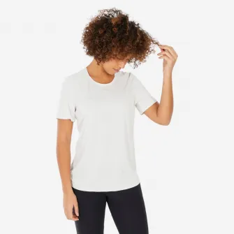 Decathlon Tricou Drumetie la Munte MH500 Bej Dama, L