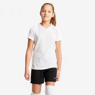 Decathlon Tricou Fotbal VIRALTO Alb Fete, 5-6 Ani