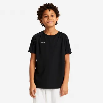 Decathlon Tricou Fotbal VIRALTO CLUB Negru Copii, 14-15 Ani