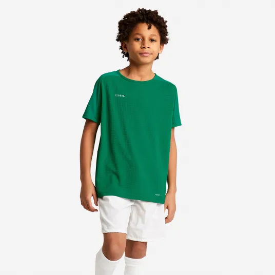 Decathlon Tricou Fotbal VIRALTO CLUB Verde Copii, 7-8 Ani