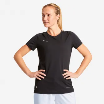 Decathlon Tricou Fotbal VIRALTO Negru Dama, M