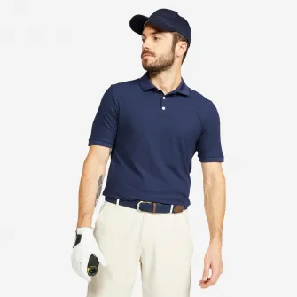 Decathlon Tricou Polo Golf WW500 Bleumarin Barbati, 4XL