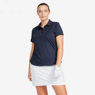 Decathlon Tricou Polo Golf WW500 Bleumarin Dama, M