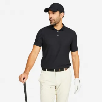 Decathlon Tricou Polo Golf WW500 Negru Barbati, M