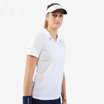 Decathlon Tricou Polo Tenis Dry Essentiel 100 Alb Dama, 42