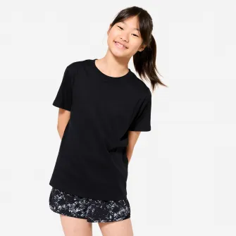 Decathlon Tricou respirant Sport Negru Fete, 12-13 Ani