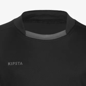 Decathlon Tricou Rugby R100 Negru Copii, 12-13 Ani