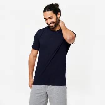 Decathlon Tricou Slim 500 Fitness Bleumarin Barbati, XL