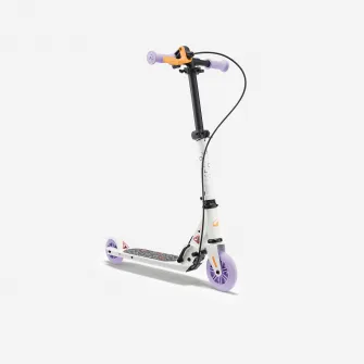 Decathlon Trotineta cu frana Play 5 Alb-Mov Copii, Marime unica