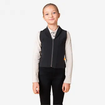 Decathlon Vesta Protectie Dorsala 500 D3O echitatie Negru , 10-11 Ani