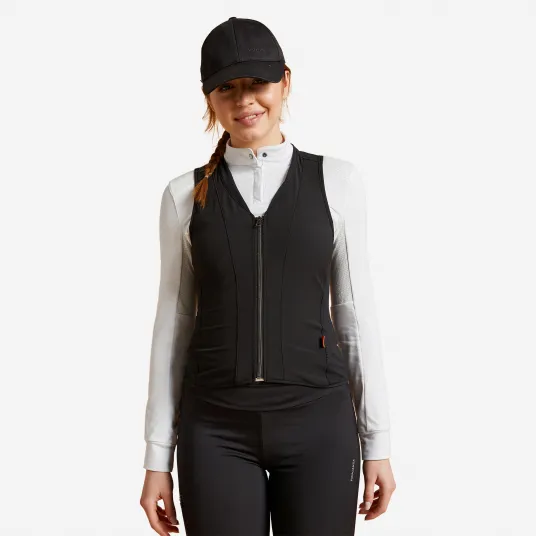 Decathlon Vesta Protectie Dorsala 500 D3O echitatie Negru A, S