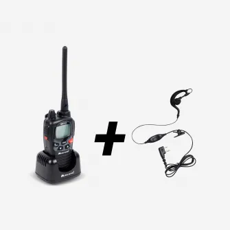 Decathlon WALKIE TALKIE G9 + casti, 10 x 40