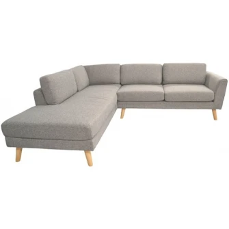 Canapea de colt Deco Carla Grey Left