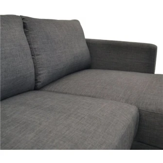 Canapea de colt Deco Era Dark Grey Left