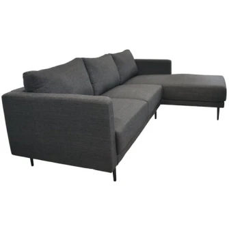 Canapea de colt Deco Era Dark Grey Right