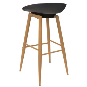 Scaun de bar Deco Hector Grey/Transprint Legs
