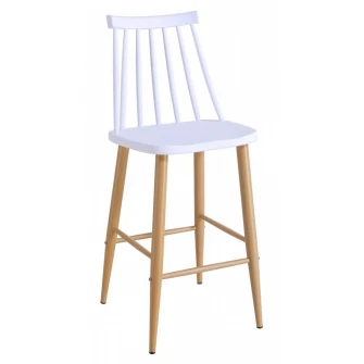 Scaun de bar Deco Jack Bar White