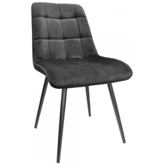 Scaun Deco Capella Black/Black Legs