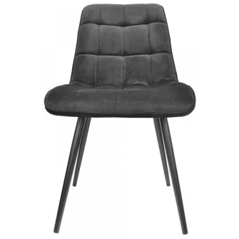 Scaun Deco Capella Black/Black Legs